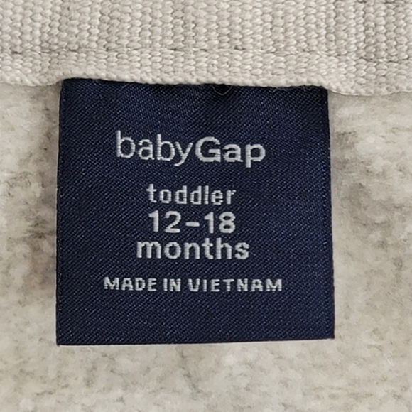 GAP Logo Zip Hoodie 12-18 Months - Picture 11 of 13